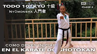 CLASE 2: TODO LO QUE VAS APRENDER EN ESTE PRIMER NIVEL  para iniciar en el Karate Do Shotokan