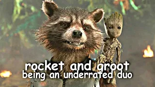 rocket and groot being an underrated duo