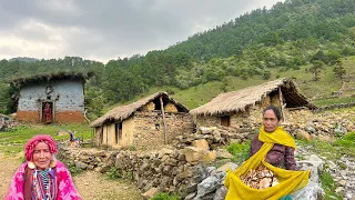 Poor But Very Happy Lifestyle in Nepali Mountain Village || Beautiful Nepali Rural Life || IamSuman