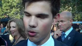 Taylor Lautner on the premiere experience