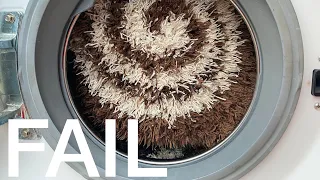 Stress test: HEAVIER carpet in LG DirectDrive washing machine (FAIL?)