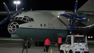 CLASSIC VETERAN   ANTONOV 12 UR-CBG again at Ostend Airport  2023