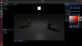 my c++/opengl game engine - 4th week