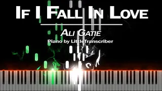 Ali Gatie - If I Fall In Love (Piano Cover) Tutorial by LittleTranscriber