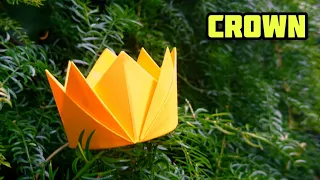 CROWN | PAPER CROWN | ORIGAMI CROWN | Paper craft