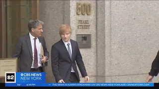 Singer Ed Sheeran takes stand in copyright infringement trial