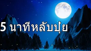 5นาทีหลับปุ๋ย😴เพลงผ่อนคลาย ก่อนนอน, ดนตรีกล่อมนอน 🎵 เพลงผ่อนคลายเครียด, เพลงผ่อนคลาย นอนหลับ