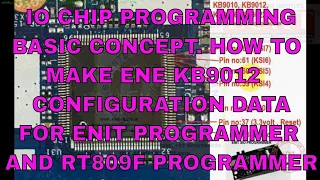 IO Chip Programming Basic Concept. How to make configuration data for ENIT and RT809F Programmer.