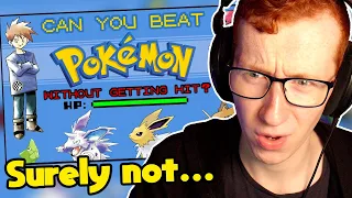 Patterrz Reacts to "Can You Beat Pokemon Without Getting Hit?"