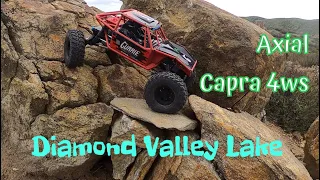 First day at Diamond Valley lake with the Axial Capra 4ws part four
