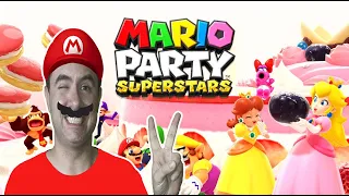 Mario Party Superstars - Switch - O TABULEIRO DO BOLO DA PEACH