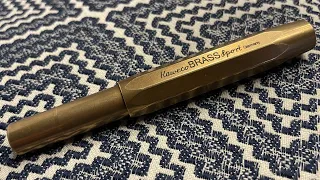 Kaweco Sport in Brass - Worth the Upgrade?