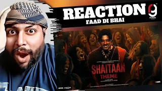 Shaitaan Theme (Song) | Shaitaan | Ajay Devgn, R. Madhavan, Jyotika | Amit T | REACTION BY RG