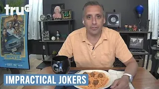 Impractical Jokers: Dinner Party - Spaghetti and Busting Balls (Clip) | truTV