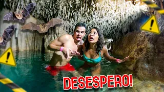 ENTRAMOS EM UMA CAVERNA E FOMOS ATACADOS!! DESESPERO TOTAL!