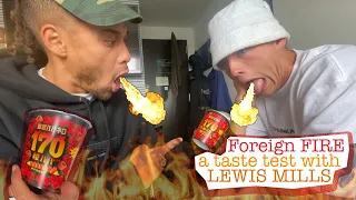 Foreign Fire - taste test with Lewis Mills