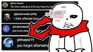 you forgot the slash on aftertale sans chest