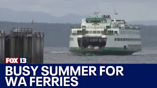 Washington ferries prepare for busy summer travel season | FOX 13 Seattle