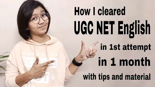 How I cleared NTA UGC NET in my 1st Attempt in 1 month I English literature I Luna Joy