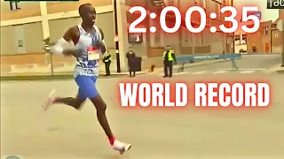 Kelvin Kiptum 2:00:35 Marathon World Record Highlights