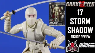 GI Joe Classified Series 17 STORM SHADOW Snake Eyes Origins Movie Figure Review