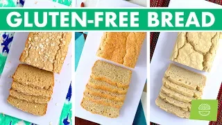 3 Gluten Free Bread Recipes! NO YEAST OR BREAD MACHINE!