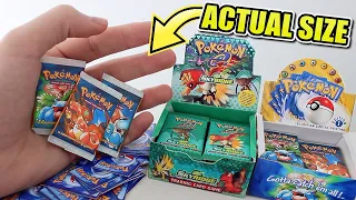 World’s Smallest Pokémon Card Packs Opened.