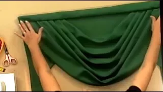 Como hacer un Drapeado para cortinero de tubo. 5/5