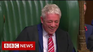 Boris Johnson pays tribute to Speaker John Bercow - BBC News