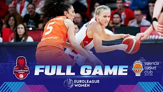 Casademont Zaragoza v Valencia Basket Club | Full Basketball Game | EuroLeague Women 2023-24