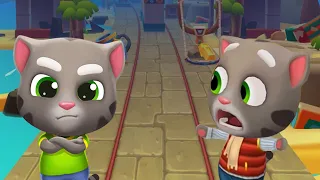 GO! GO! GO! TALKING TOM GOLD RUN NEW LOST CITY SIDEWORLD TALKING TOM VS FROSTY TOM