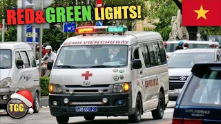 [Vietnam] Ambulances Responding With Green Lights!?