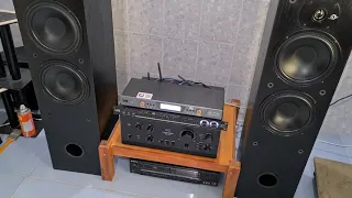 Dàn karaoke loa Mỹ và ampli sansui 607 quá hay, giá rẻ, audio bãi an giang, 0916517912