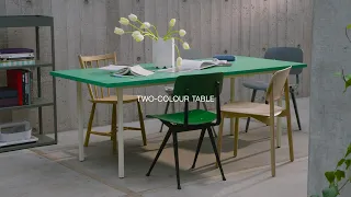 HAY's Two Colour Table by Muller Van Severen | FinnishDesignShop.com