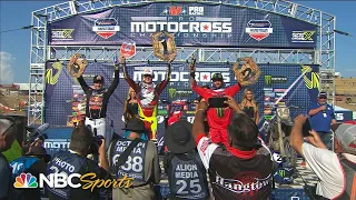 Jett Lawrence stays perfect in Pro Motocross 450 with win at Hangtown | Motorsports on NBC