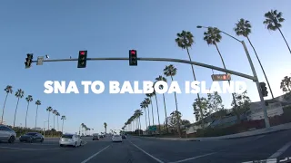 Driving Balboa Island, CA