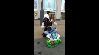 A Darbuka drum player in Berlin