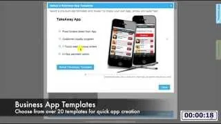 Build an iPhone App or an Android App in less than 5 minutes