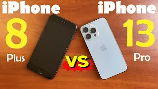 iPhone 8 Plus vs iPhone 13 Pro - speedtest. Вы ЭТО должны увидеть