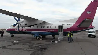 THE SIGHT & THE SOUND 6/11 : Flight onboard Motor Sich AN-140 UR-14005 from Minsk to Zaporizhia