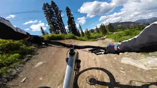 Rockcrusher trail at Stevens Pass MTB park