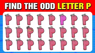 89 puzzles for GENIUS | Find the ODD one out - Alphabet Lore Edition 🔤✅