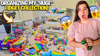 ORGANIZING MY *HUGE* FIDGET COLLECTION! | Mrs. Bench