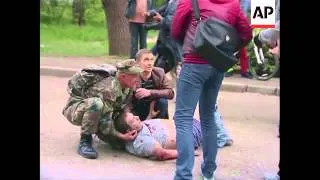 4:3 Police in Odessa say dozens of people have died in a fire connected to unrest