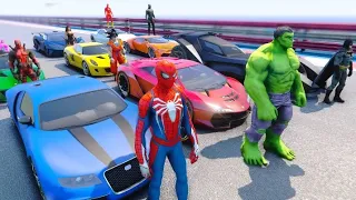GTA V Epic Fight Spiderman Vs Minions Vs Hulk | Gta 5 Gameplay | Kunalify