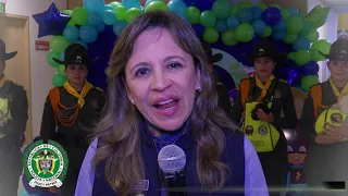 Celebración día del niño con los hijos de nuestros policías AOS - policiadecolombia