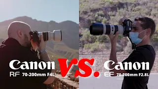 CANON RF 70-200mm F4L vs. CANON EF 70-200mm F2.8L IS III USM Lens | Should You Go Mirrorless?