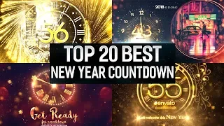 Top 20 Best New Year Countdown After Effects Templates