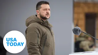 Zelenskyy honors Ukrainians on the anniversary of Russia's invasion | USA TODAY