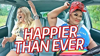 «Happier Than Ever» Билли Айлиш — Carpool Karaoke с моей дорогой крестницей